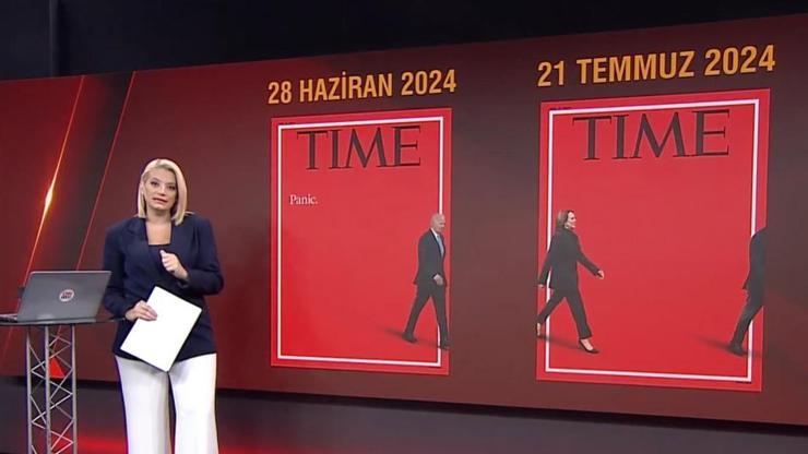 ‘Panik’ bitti mi? Harris sahnede… Biden’ın adaylıktan çekilişi Time kapağında!