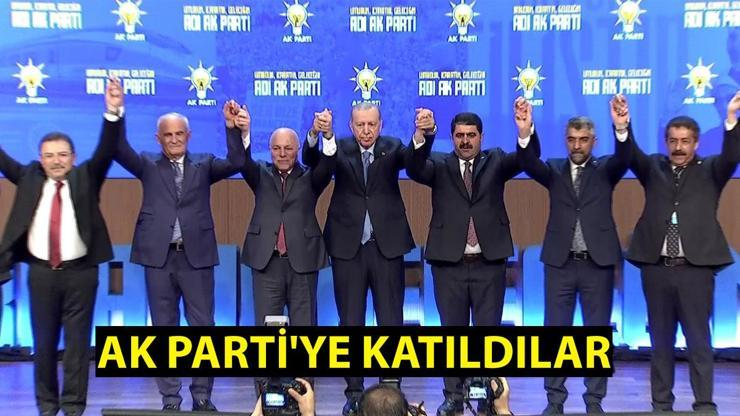 AK Parti’ye katılan belediye başkanları ve vekiller listesi!