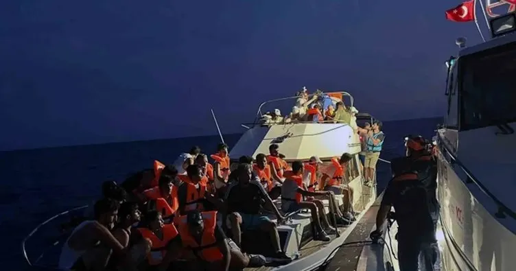 Fethiye’de 13 çocuk 51 düzensiz göçmen kurtarıldı