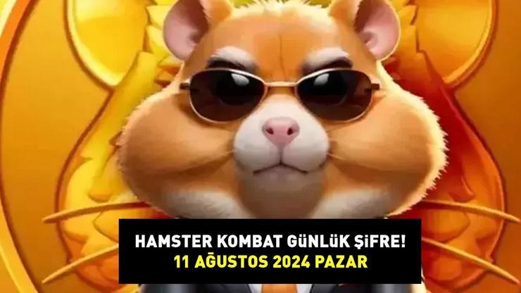 🐹HAMSTER KOMBAT GÜNLÜK ŞİFRE 11 AĞUSTOS 2024!  Hamster Kombat günlük kombo kartları