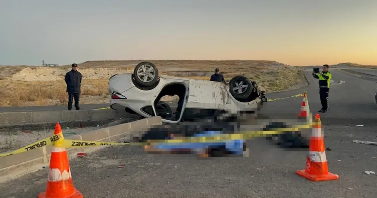 Konya’ya cenazeye giden aile kazada can verdi: 4 ölü 2 yaralı