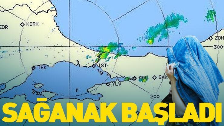 SON DAKİKA… İstanbul hava durumu: Sağanak radara böyle yakalandı!