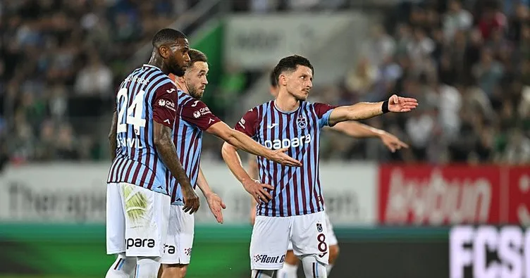 Son dakika: Trabzonspor, St. Gallen karşısında tur peşinde! 11’ler belli oldu