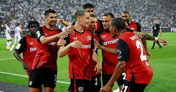 Son şampiyon Bayer Leverkusen, yine son dakikalarda kazandı