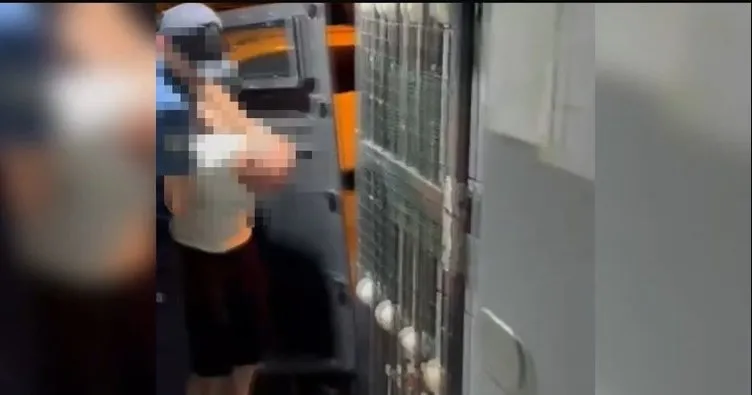 Tacizci kurye gözaltına alındı