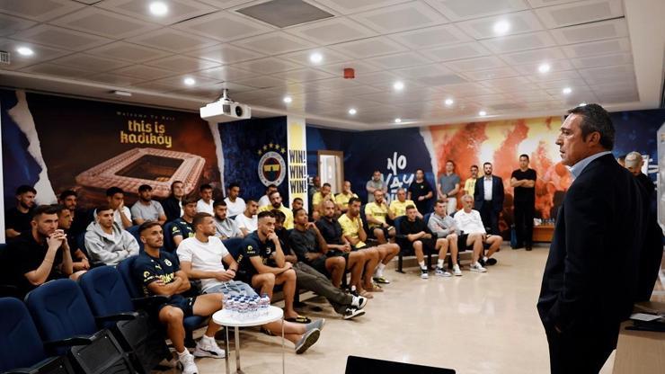 Ali Koç ve yönetimi, derbi öncesi Fenerbahçeli oyuncularla buluştu