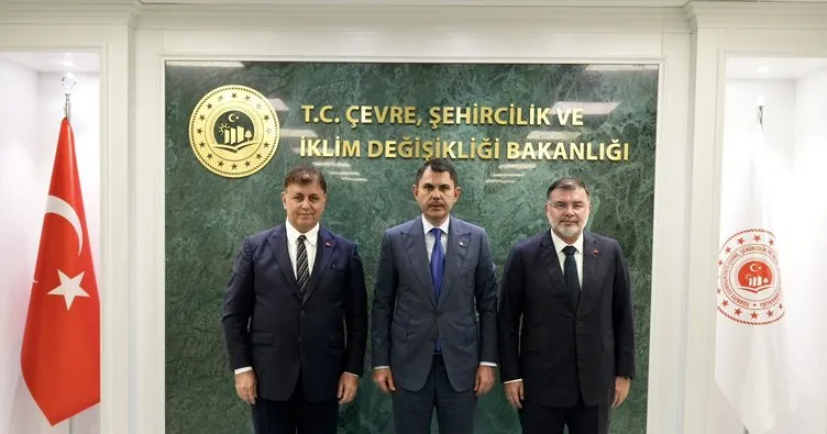 Bakan Kurum, Cemil Tugay’ı kabul etti: İzmir Körfezi’nin takipçisi olacağız