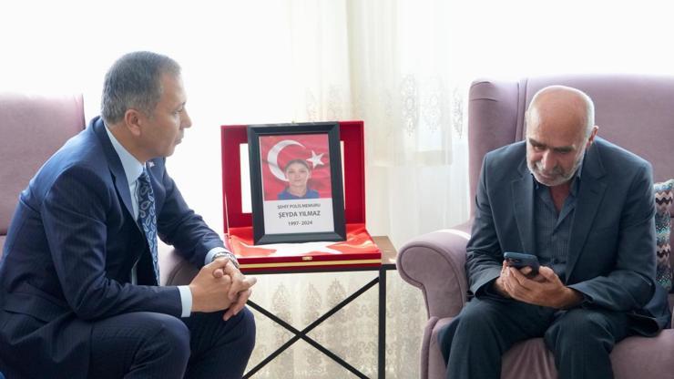 Cumhurbaşkanı Erdoğan, şehit polis memuru Şeyda Yılmaz’ın babasıyla telefonda görüştü