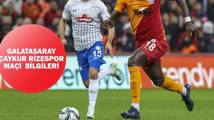 Galatasaray – Çaykur Rizespor maçı ne zaman, saat kaçta, hangi kanalda? Süper Lig’in 5. haftası!