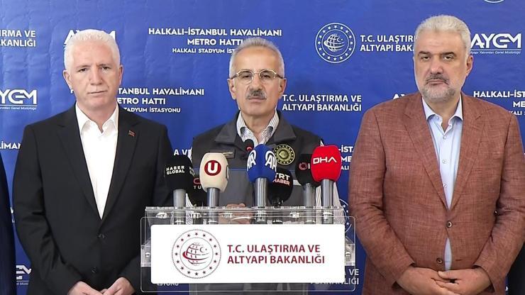 Halkalı-İstanbul Havalimanı metro hattı… Bakan Uraloğlu’ndan açıklamalar