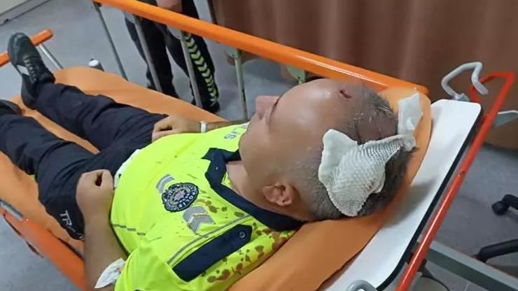 Ordu’da torununa cezai işlem uygulayan polisi sandalyeyle yaraladı