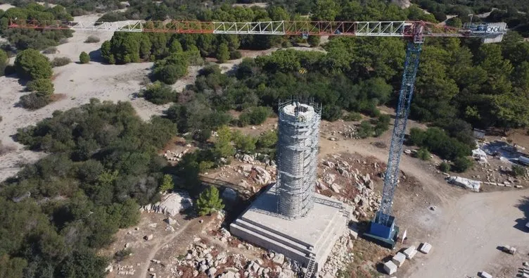Patara’da Deniz Feneri ve Telsiz İstasyonu restorasyonunda sona gelindi