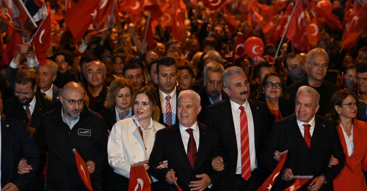 Bursa’da görülmemiş Cumhuriyet kutlaması