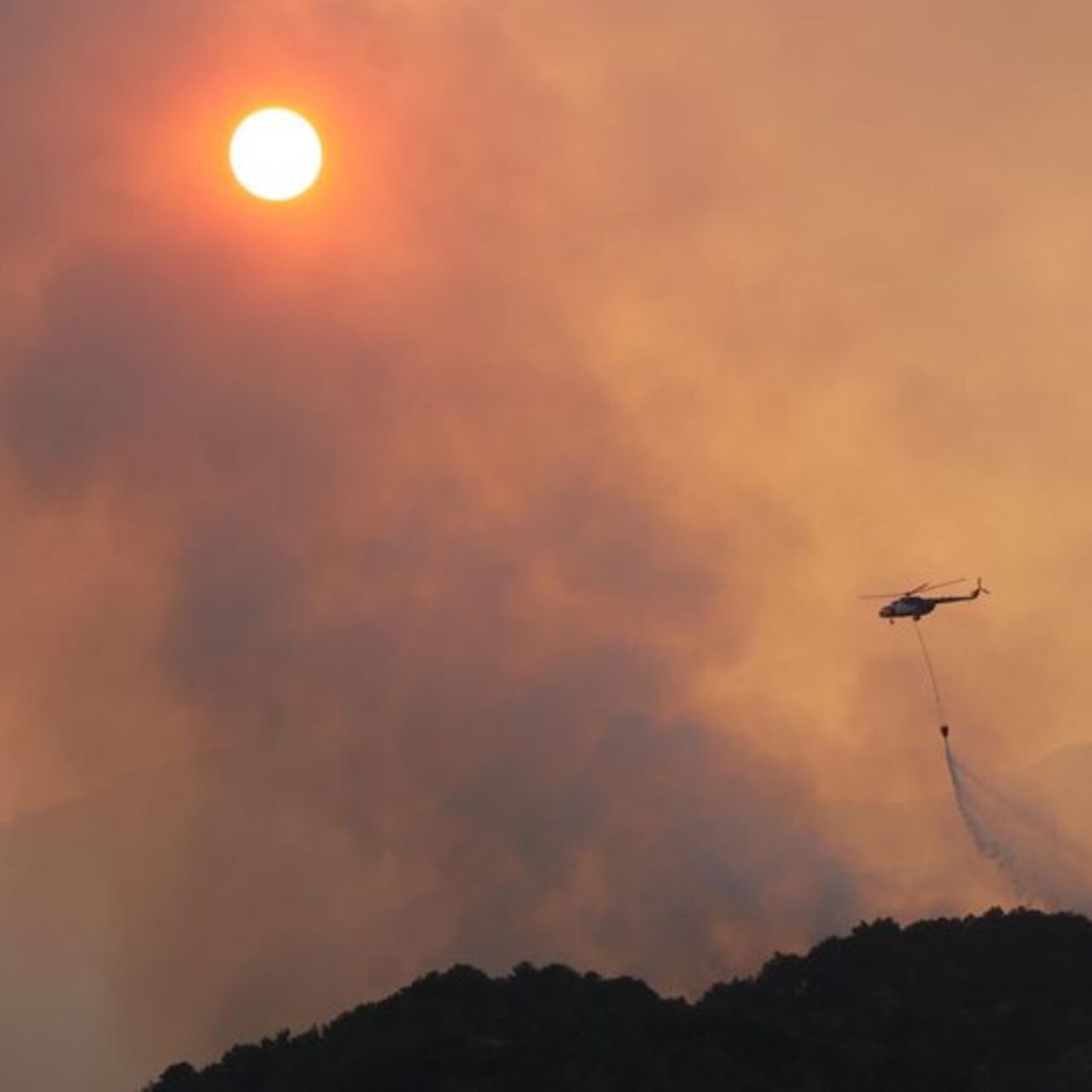 Denizli’deki orman yangını 6. gününde!