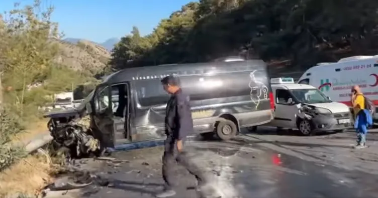 Fethiye’de zincirleme kaza: 2’si ağır, 5 yaralı