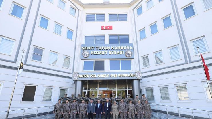 Mardin Valisi Tuncay Akkoyun’dan jandarma ve polise ziyaret