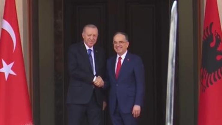 SON DAKİKA: Cumhurbaşkanı Erdoğan Arnavutluk’ta
