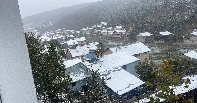 Sivas’ta yüksek kesimlerde kar