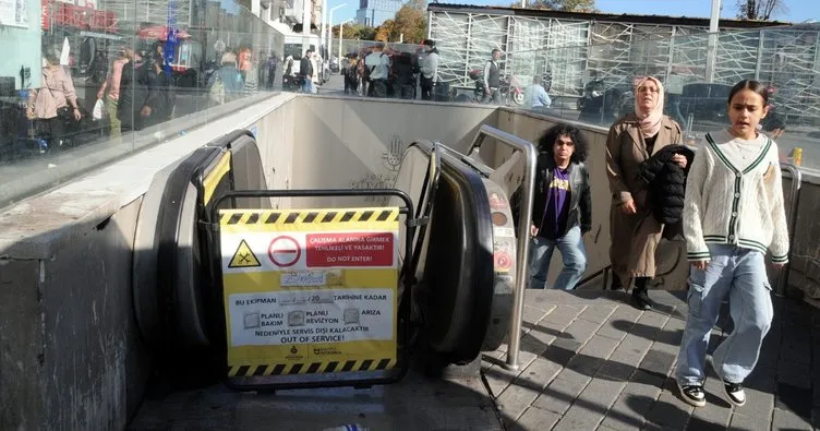 Taksim’de asansör ve yürüyen merdiven arızası! Onarım tarihleri öteleniyor