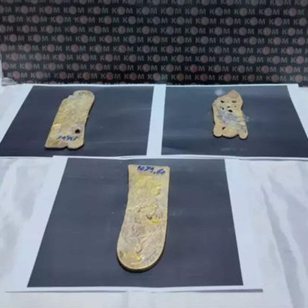 2 kilogram kaçak külçe altın ele geçirildi