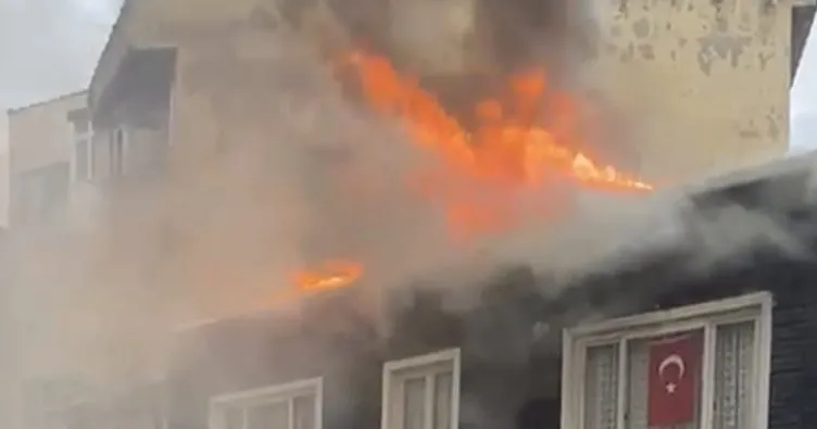 Beşiktaş’ta korkutan yangın