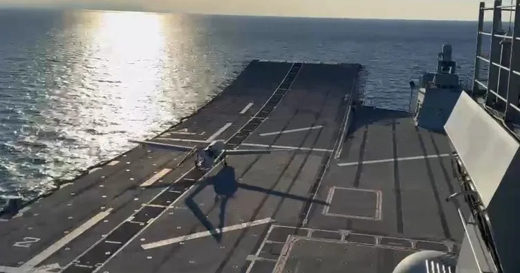 Dünya havacılık tarihinde bir ilk!  Bayraktar TB3 SİHA, TCG ANADOLU’ya iniş kalkış yaptı