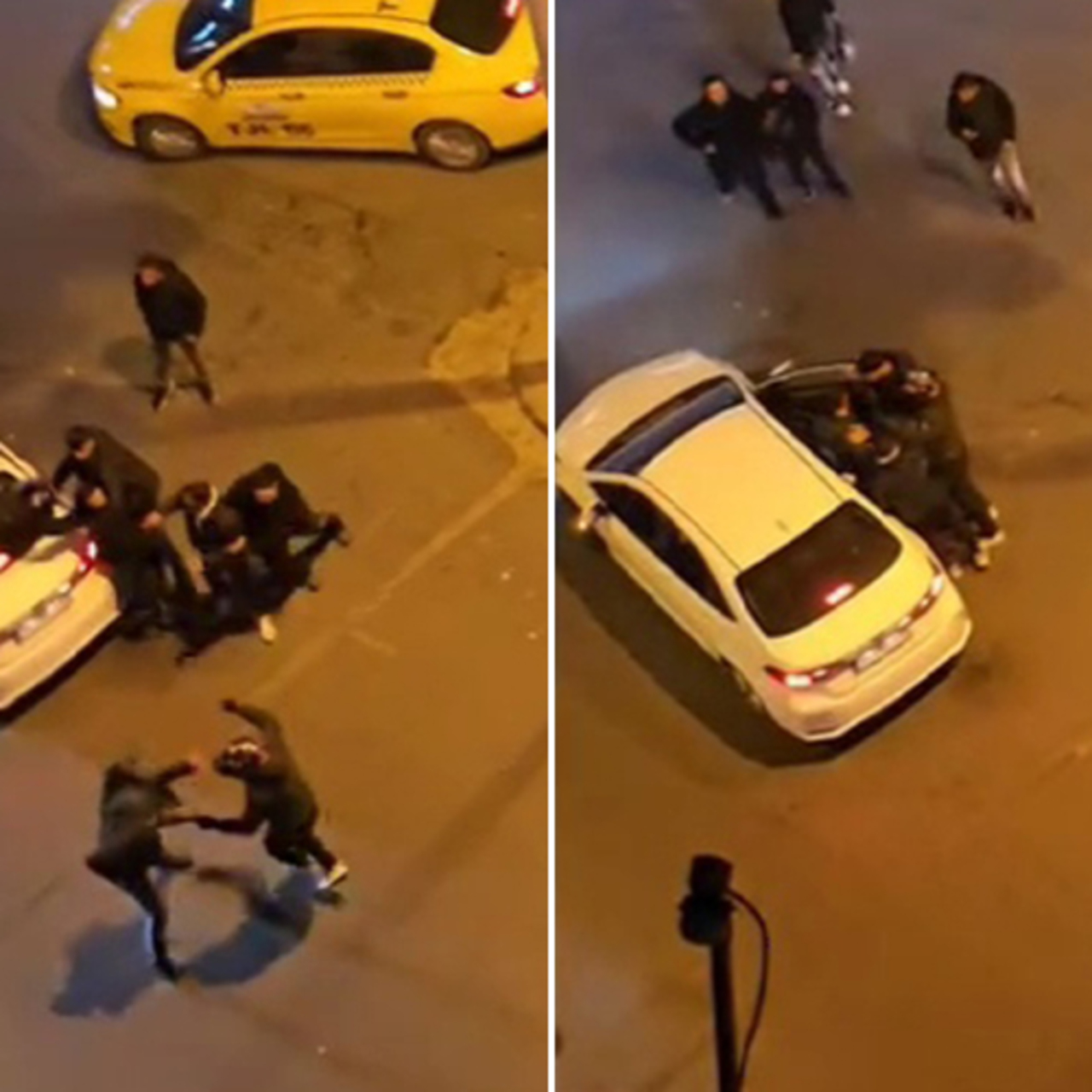 İstanbul’da tekmeli yumruklu yol verme kavgası