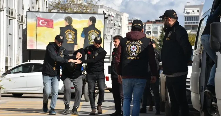 İzmir’de 3 polisin yaralandığı olayla ilgili 6 şüpheli adliyede
