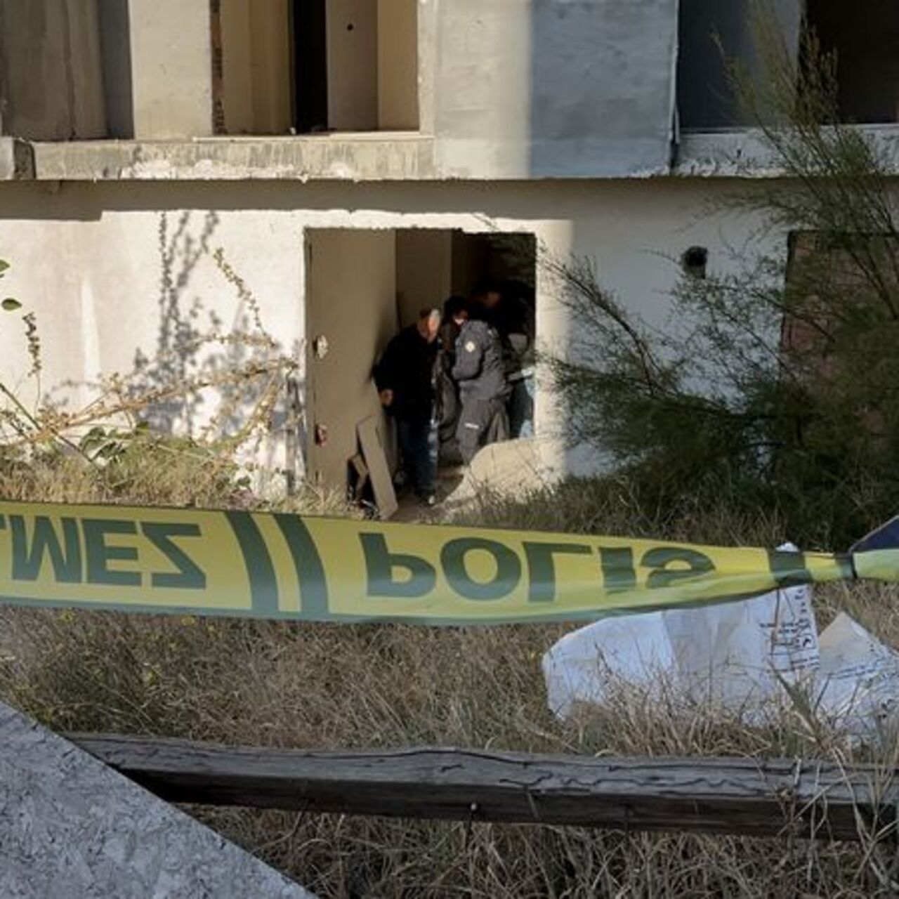 Kaldığı inşaatta ölü bulundu