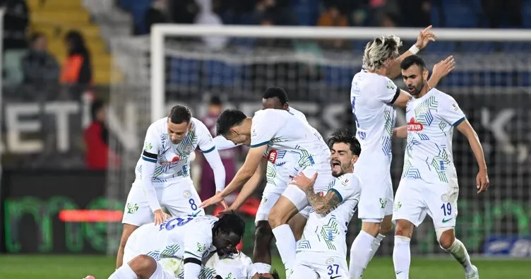 Karadeniz derbisinde kazanan Ç.Rizespor! Trabzonspor’dan üst üste 3.mağlubiyet…