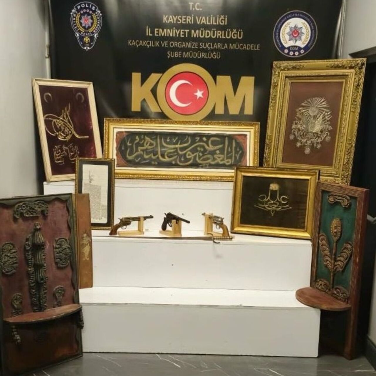 Kayseri’de tarihi eser operasyonu: 1 gözaltı