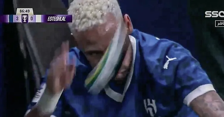 Neymar, Al Hilal – Esteghlal maçında şok yaşadı!