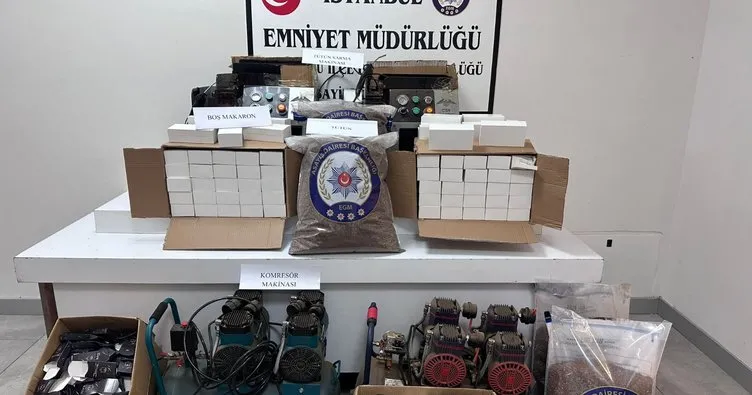 Sigara kaçakçılarını imalatta yakaladılar