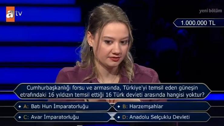 16 yıldız neyi temsil ediyor? 16 Türk devleti arasında hangisi yoktur? Cumhurbaşkanlığı Forsu!