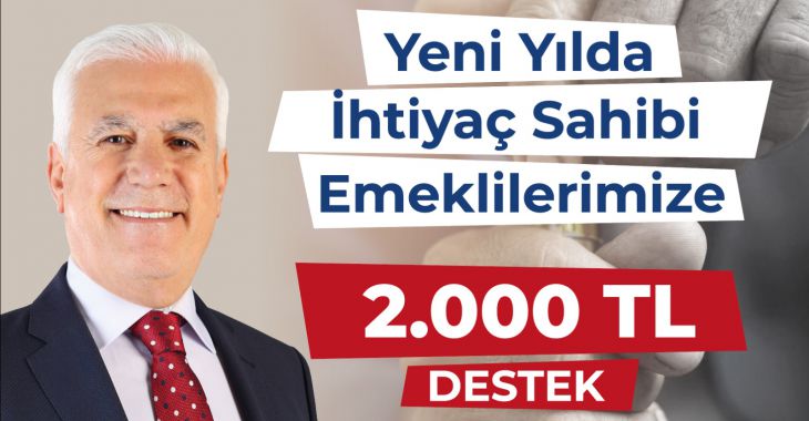 Başkan Bozbey’den emeklilere yeni yıl müjdesi