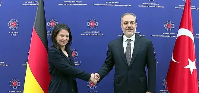 Dışişleri Bakanı Hakan Fidan Alman mevkidaşı Annalena Baerbock ile görüştü