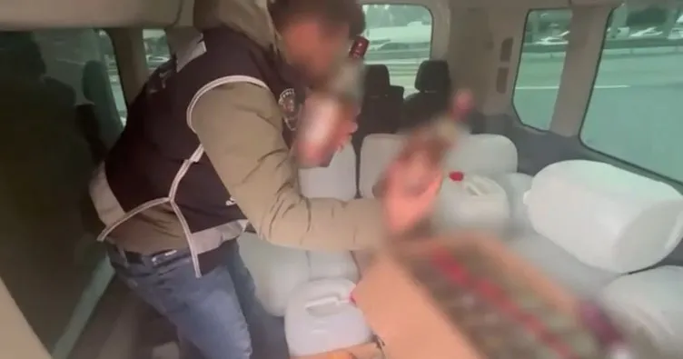Jandarma ve emniyetten sahte alkol operasyonu: 159 bin 767 litre sahte alkole el konuldu