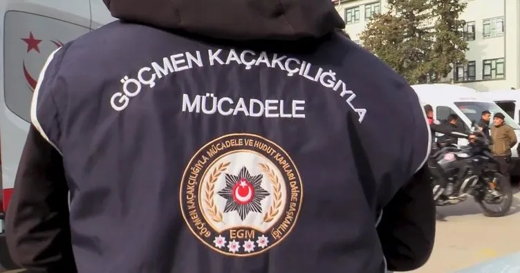 Kalkan operasyonlarında 656 düzensiz göçmen yakalandı