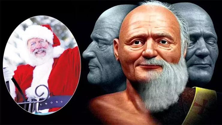 Noel Baba’nın gerçek yüzü dijital olarak ortaya çıkarıldı