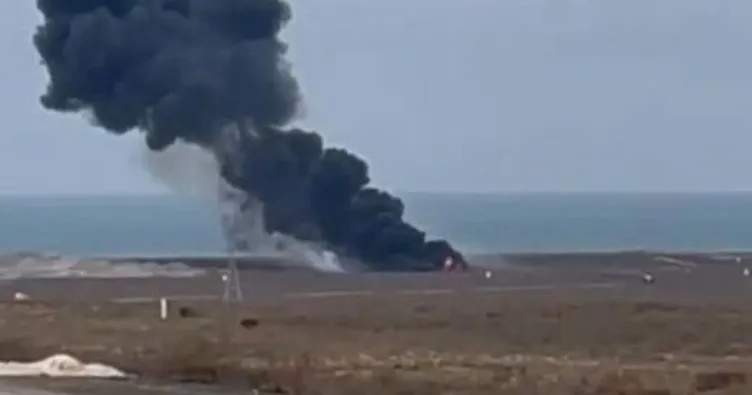 SON DAKİKA | Kazakistan’da yolcu uçağı düştü!