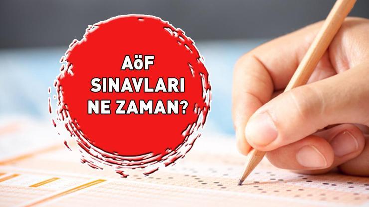AÖF sınavları ne zaman, final sınavları hangi tarihte? 2025 AÖF sınav giriş belgesi ekranı!