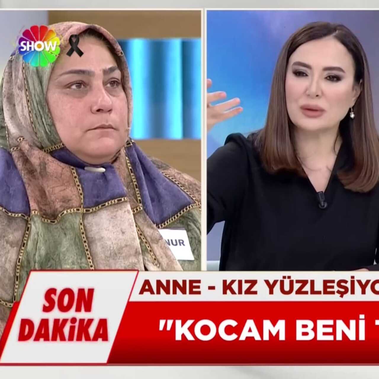 Anne kız canlı yayında yüzleşti