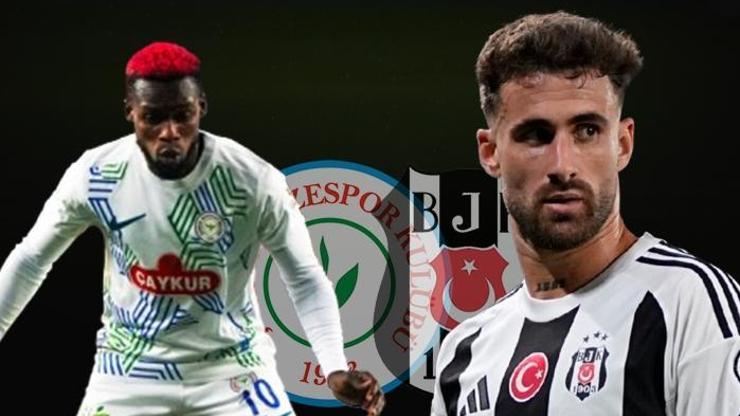 Ara sona erdi! Beşiktaş, Çaykur Rizespor deplasmanında