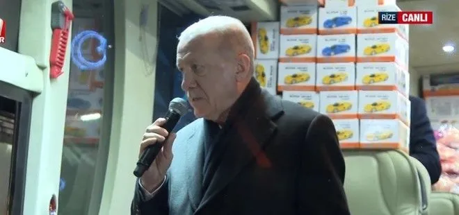 Başkan Erdoğan baba ocağı Rize’de! "Burada AK Parti gücünü çok daha farklı yerlere ulaştıracak"