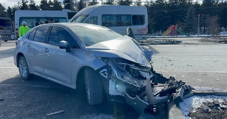 Erzurum’da trafik kazası: 6 yaralı