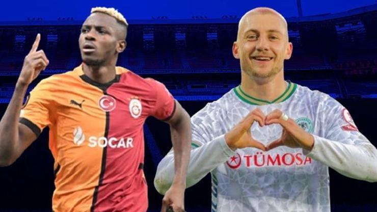 Galatasaray, Konyasspor’u ağırlıyor