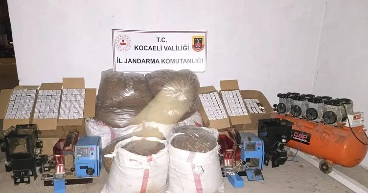 Körfez’de 1 milyon 150 bin TL değerinde kaçak tütün ele geçirildi