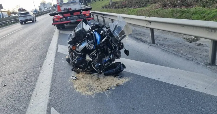 Otomobilin çarptığı motosiklet sürücüsü  hayatını kaybetti