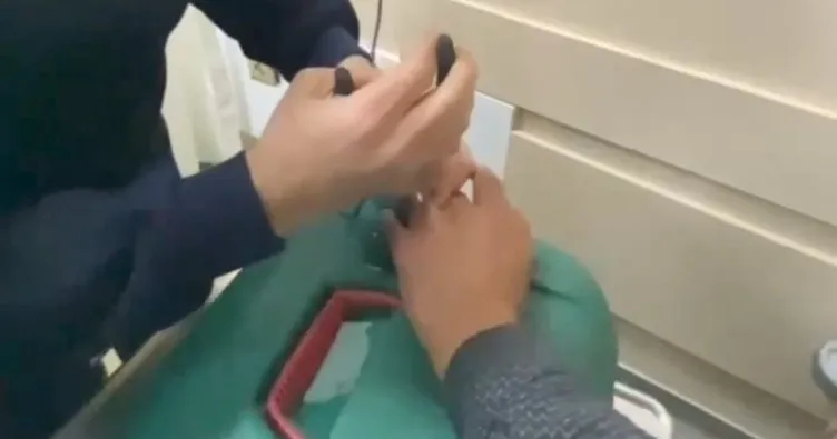 Şanlıurfa’da parmağına yüzük sıkıştı: İmdadına itfaiye yetişti