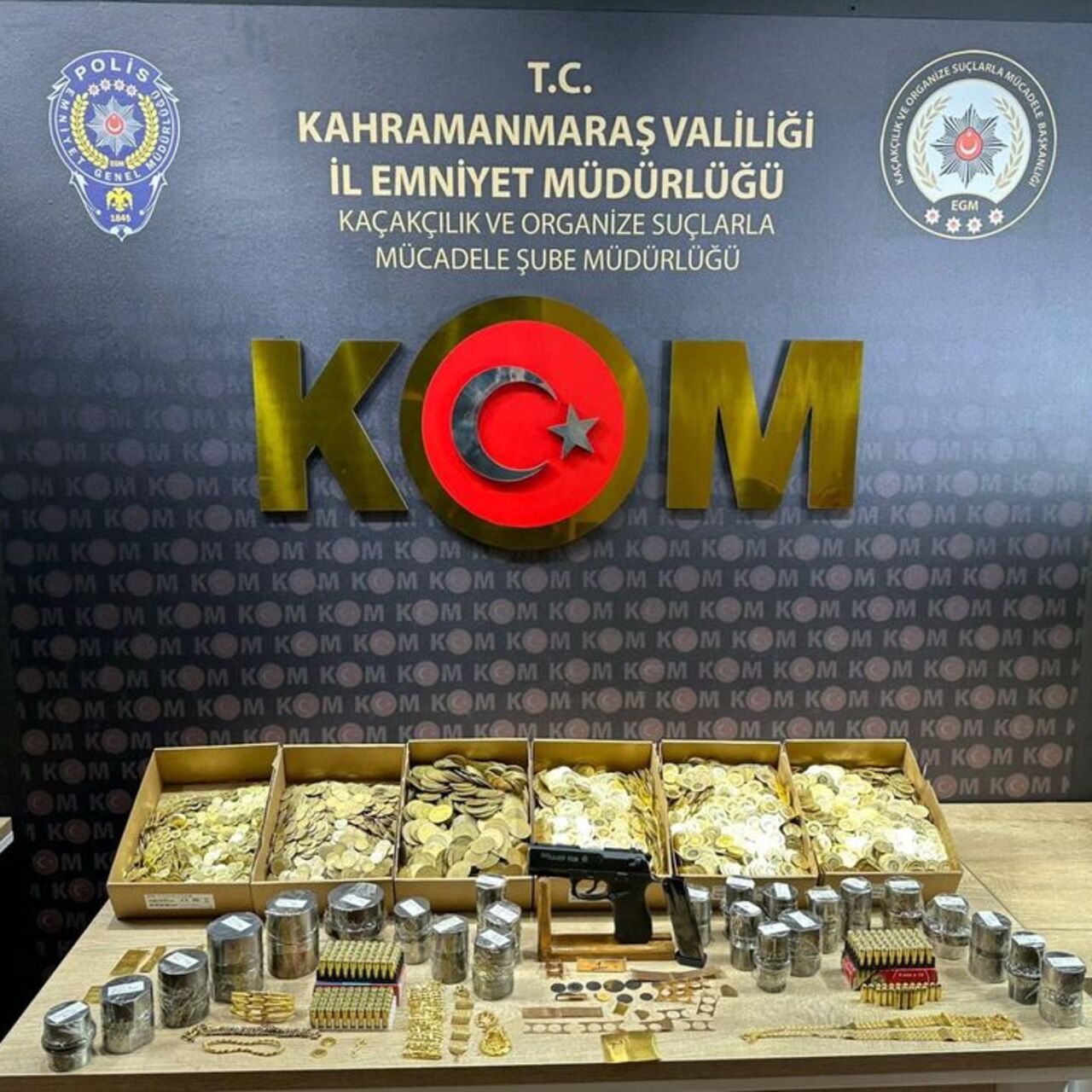 35 kilo sahte altın ele geçirildi